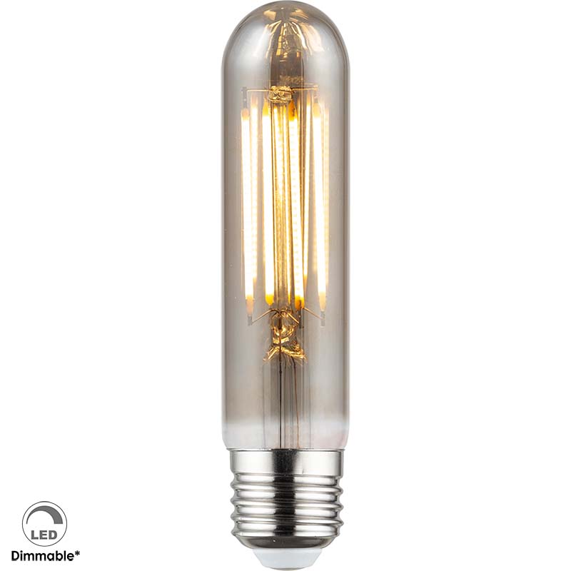 Ampoule LED droite fumée avec fonction de gradation normale, 7 W, 220-240 V, culot E27