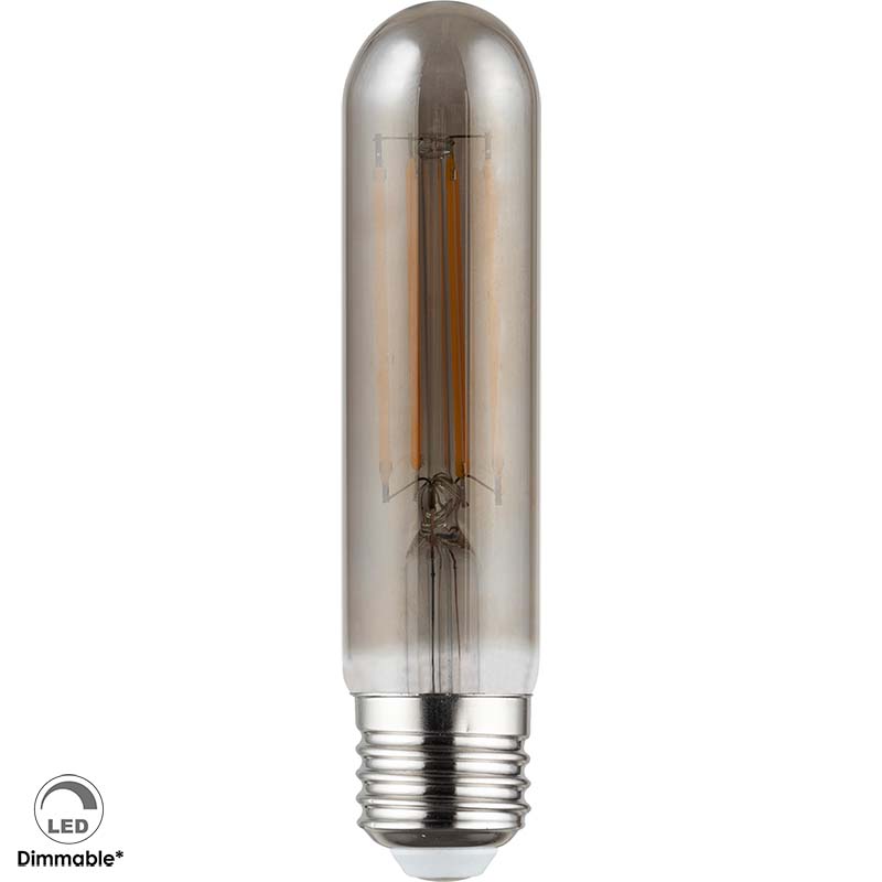 Ampoule LED droite fumée avec fonction de gradation normale, 7 W, 220-240 V, culot E27