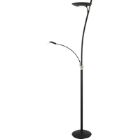 Design élégant Lampadaire Creative Lampadaire Sable Noir avec Twin Stepless Dim