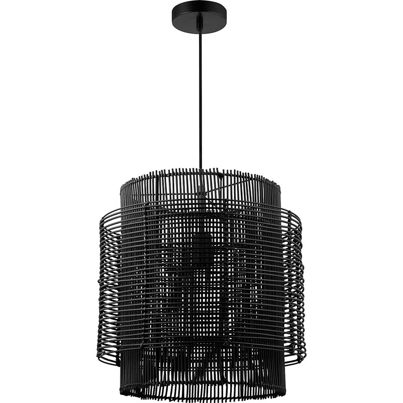 Illuminez avec l'élégance moderne de la suspension en forme de filet en acier