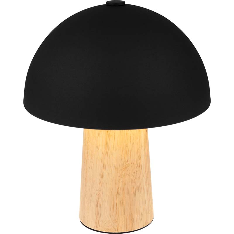 Morden Dainty Design Lampe de Table Champignon Rubis Naturel Bordlampe Decor E27