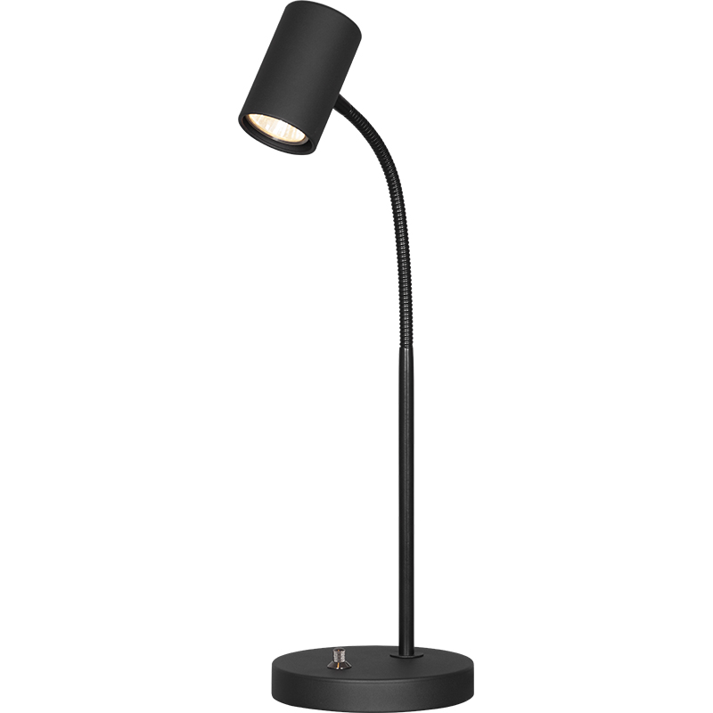 Spot de bureau élégant avec bras réglable et lampe GU10 à intensité variable