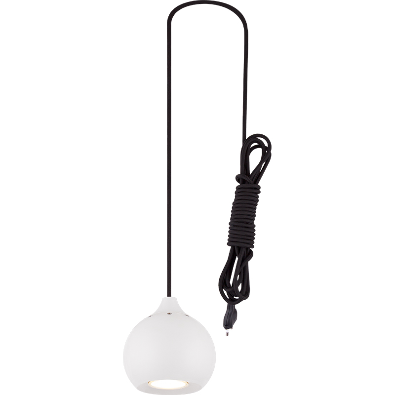 Simple Attrayant Amande Boule Lumière Réglable Fenêtre Pendentif Lumière Sable Blanc GU10